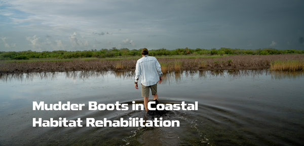 Mudder Boots in Coastal Habitat Rehabilitation